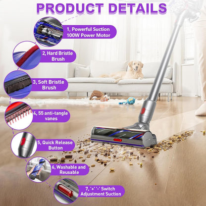 AEYBFGD Ersatzbürstenkopf Torque Drive für Dyson V7 V8 V10 V11 V15