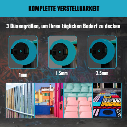 Mellif Akku Farbsprühpistole für Makita 18V - Kabellos