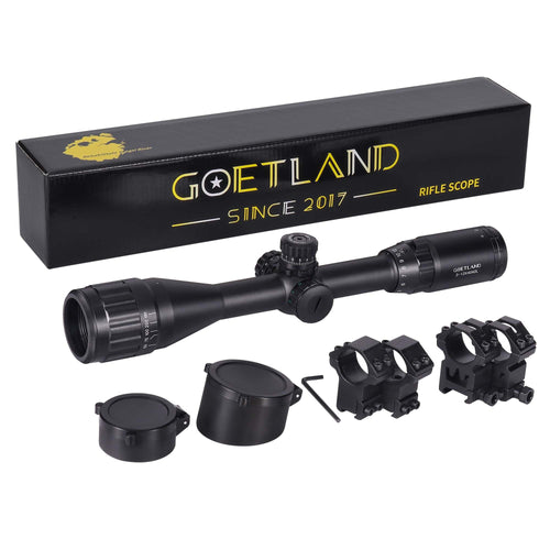 Goetland Zielfernrohr 3-12x40 AO SFP mit beleuchtetem Fadenkreuz, Gehäuse aus Aluminiumlegierung, inklusive Montageringen