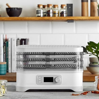 SPRINGLANE Dora Edelstahl-Dörrautomat mit 5 Ebenen – Weiss