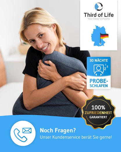 NuMOON QuickDry Nackenkissen - Memory-Foam 55x40x12cm