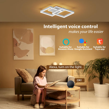 ANTENLICHT LED Deckenleuchte Smart Dimmbar - Weiss