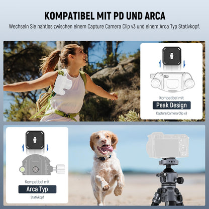 NEEWER LITETRIP LT07 Aluminium Reisestativ – Kugelkopf