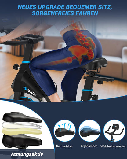 DMASUN Heimtrainer Fahrrad Magnetisch – Ergometer App