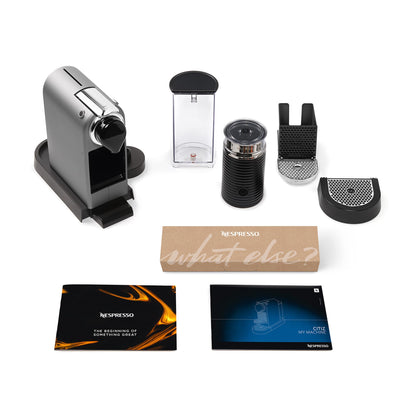 Nespresso Krups XN761B Citiz & Milk Kapselmaschine silber