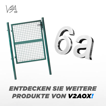 V2Aox Handlauf Edelstahl Treppengeländer, 42 mm, Länge 100 cm