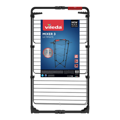 Vileda Mixer 3 Ultimate Turmwäscheständer - Black Edition