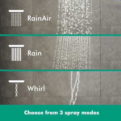 hansgrohe Raindance Select S 120 Wassersparender Duschkopf Mattschwarz