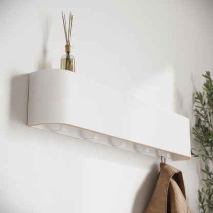 Kazai Wandgarderobe Toke Design-Garderobenpaneel - Weiss