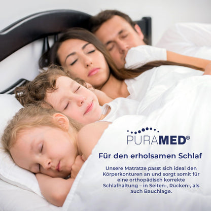 PURAMED Taschenfederkernmatratze – 200x200 H4 7-Zonen