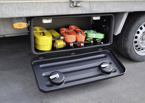 Parlok 003003330 Werkzeugkasten aus strapazierfähigem Kunststoff, rechteckig, zur Aufbewahrung und Transport von Werkzeugen.