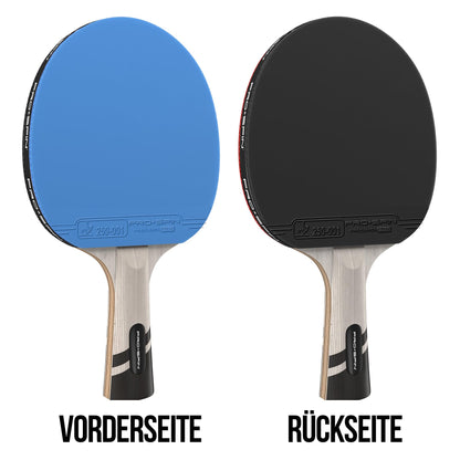 PRO-SPIN Tischtennisschläger Carbon ITTF, 2er-Pack, Blau/Lila
