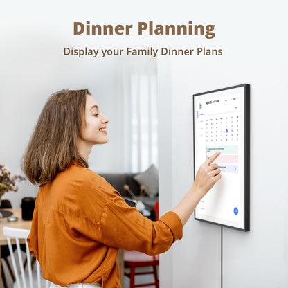 Dragon Touch 21.5 Zoll Digitaler Wandkalender - Schwarz