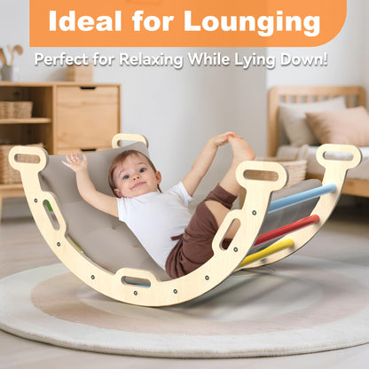 Montessori Indoor Spielset 7-in-1 Klettergerüst für Kleinkinder