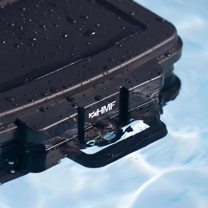 HMF 250452 Feuerfeste Wasserdichte Dokumentenbox – DIN A4 Schwarz