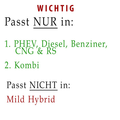 ELMASLINE 3D Gummimatten & Kofferraumwanne Set Skoda Octavia 4 NX Kombi