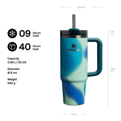 STANLEY 1913 Quencher H2.0 Flowstate Thermobecher mit Strohhalm 0,89 L
