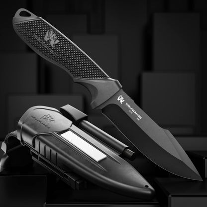 ODENWOLF W3 Outdoor Messer feststehend D2 Stahl - Schwarz