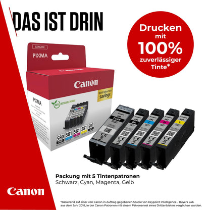 Canon PGI-580/CLI-581 Original Tintenpatronen - 5er Pack