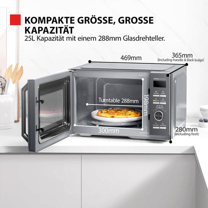 Toshiba MW3-AG25PFI(MG) Mikrowelle Grill - 25L Morandi-Grau