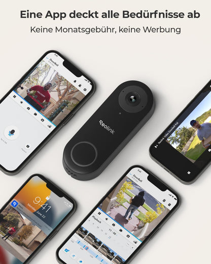 Reolink 5MP PoE Video-Türklingel kabelgebunden mit Chime
