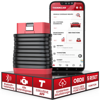 thinkcar BD6 OBD2 Diagnosegerät - Alle Systeme + 5 Services