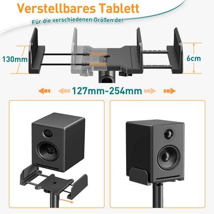 ELIVED Universal Lautsprecherständer höhenverstellbar für Regallautsprecher