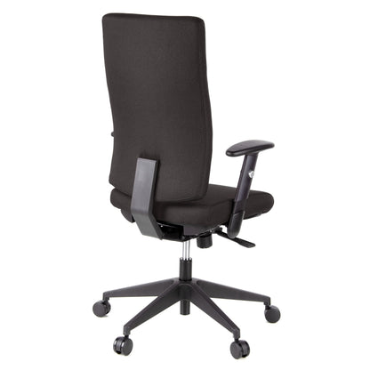 hjh OFFICE PRO-TEC 300 Profi Bürodrehstuhl Stoff Schwarz