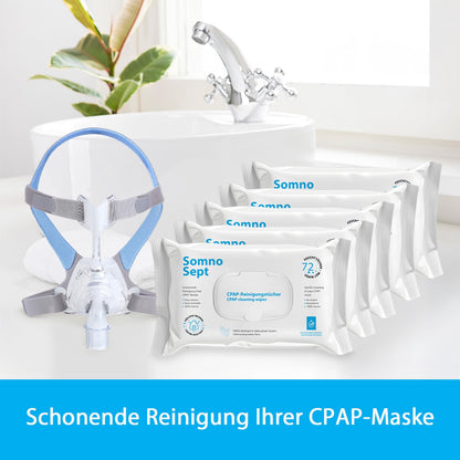 SomnoSept CPAP-Reinigungstücher aus Viskose, 5 x 72 Stück