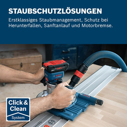 Bosch Professional GKF 18V-8 Akku-Kantenfräse Solo L-BOXX