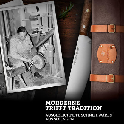 FELIX SOLINGEN MIU Messerledertasche – mit 5 Messern