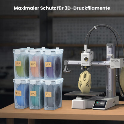 YOOPAI Filament Aufbewahrungsbox 6er-Set, 4 L, wasser- und staubdicht