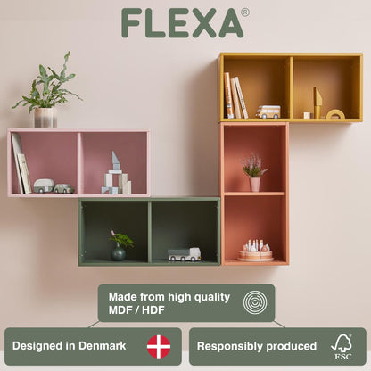 Flexa DOTS Kinderzimmer Bücherregal Wandregal - Rosa