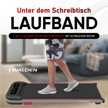 Walking Pad F2200 Laufband Ultraflach 0.75 PS – Unter dem Schreibtisch