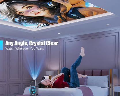 Android 13 Smart Beamer Projektor – 1080P Nativ, 5G WiFi