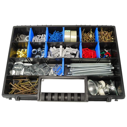 HASKYY Sortimentskoffer Set 10 Stück, Kleinteile-Organizer stapelbar