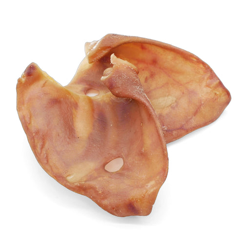 WuffSnacks Getrocknete Schweineohren für Hunde – 50 Stk.