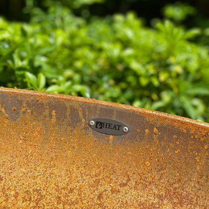 HEAT Outdoor Living Feuerschale Ø90cm Rost Stahl Garten