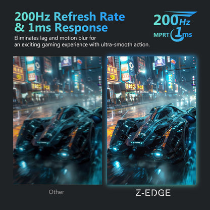 Z-Edge 30 Zoll Ultrawide Curved Gaming Monitor - 200Hz Weiss