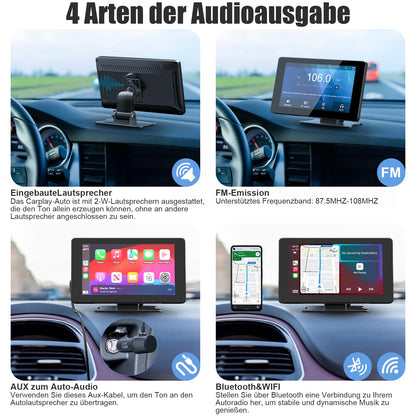 Wireless Carplay Android Auto Display 7 Zoll - Standfuss