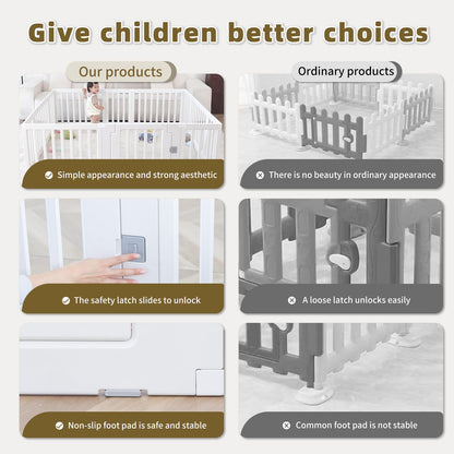 Gupamiga Baby Laufstall Laufgitter – 150x180 cm PLP-WL071-12