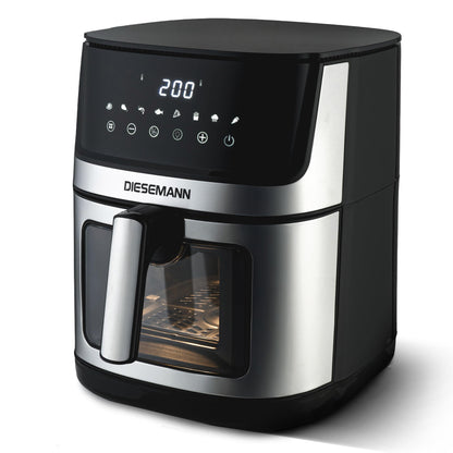 DIESEMANN Heissluftfritteuse XXL 7,3L – 2 Heizelemente