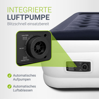 Juskys Selbstaufblasende Luftmatratze 150x200cm - 2 Personen