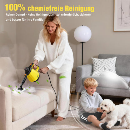Eave Dampfreiniger Handgerät SC20 mit 10 Aufsätzen und 5 m Kabel