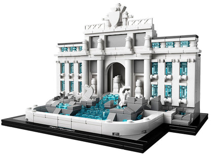 LEGO Architecture Trevi Brunnen 21020 Modellbausatz. Grau-weißer Nachbau aus LEGO-Steinen zum Bauen und Ausstellen.