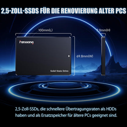 fanxiang S101Q SATA SSD 1TB - 2.5 Zoll Internes Laufwerk