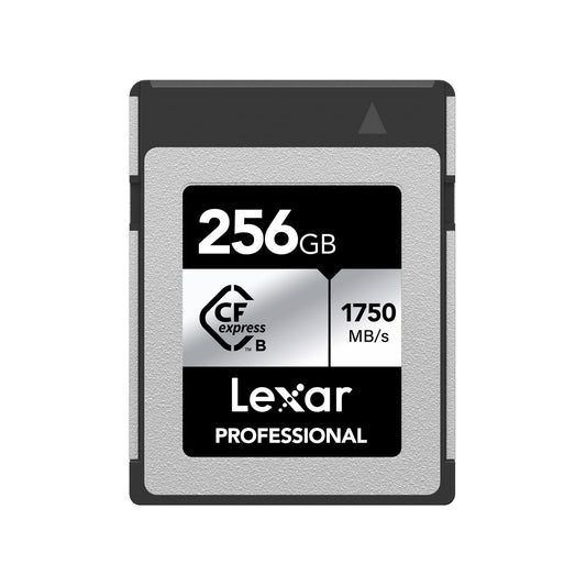 Lexar Professional SILVER Series CFexpress Karte Typ B - 256GB. Hochgeschwindigkeits-Datenspeicher für Profi-Kameras.