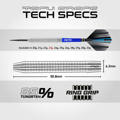RED DRAGON Razor Edge Original Steeldarts 23g mit 85% Tungsten