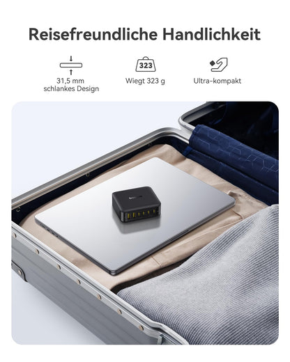 Baseus USB-C Ladegerät 120W GaN 6-Port Ladestation PD