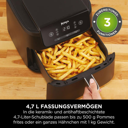 Ninja Heissluftfritteuse AF110EU 4,7 L 3in1 2000 W Schwarz